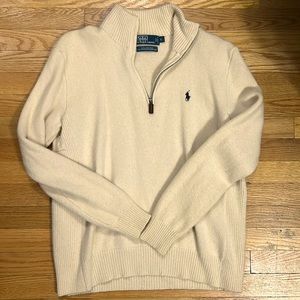 Men’s Polo Ralph Lauren 100% Italian Lambs Wool Sweater. Men’s Large.